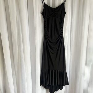 🖤Vintage // Ruched Midi Dress🖤